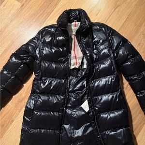 Burberry Shiny Black Puffer Coat